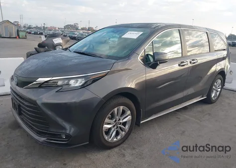 2025 Toyota Sienna Xle from USA, damaged, VIN 5TDJRKEC1SS226850